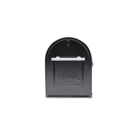 Architectural Mailboxes Boulder Post Mount Mailbox Black 7900-7B-SR-10